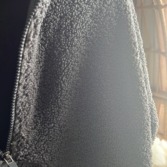 Charcoal size small half zip sweater from fabletics - Picture 3 of 3